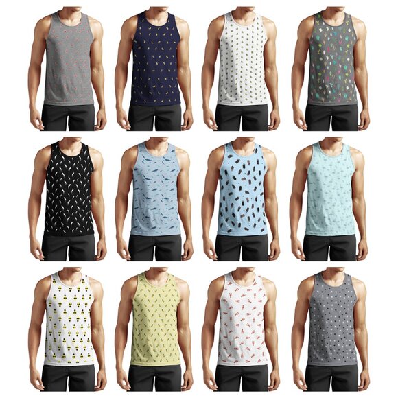 3-Pack Mens Muscle Active Athletic Moisture Wicking Fast Dry Breathable Tank Top - Picture 11 of 16